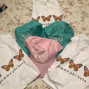 Never worn Bella Canvas Gamma Phi Beta Tshirts